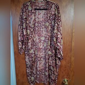 ADORA Multicolor Paisley Kimono